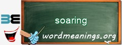 WordMeaning blackboard for soaring